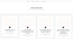 Desktop Screenshot of groundscore.org