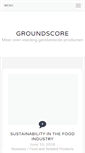 Mobile Screenshot of groundscore.org